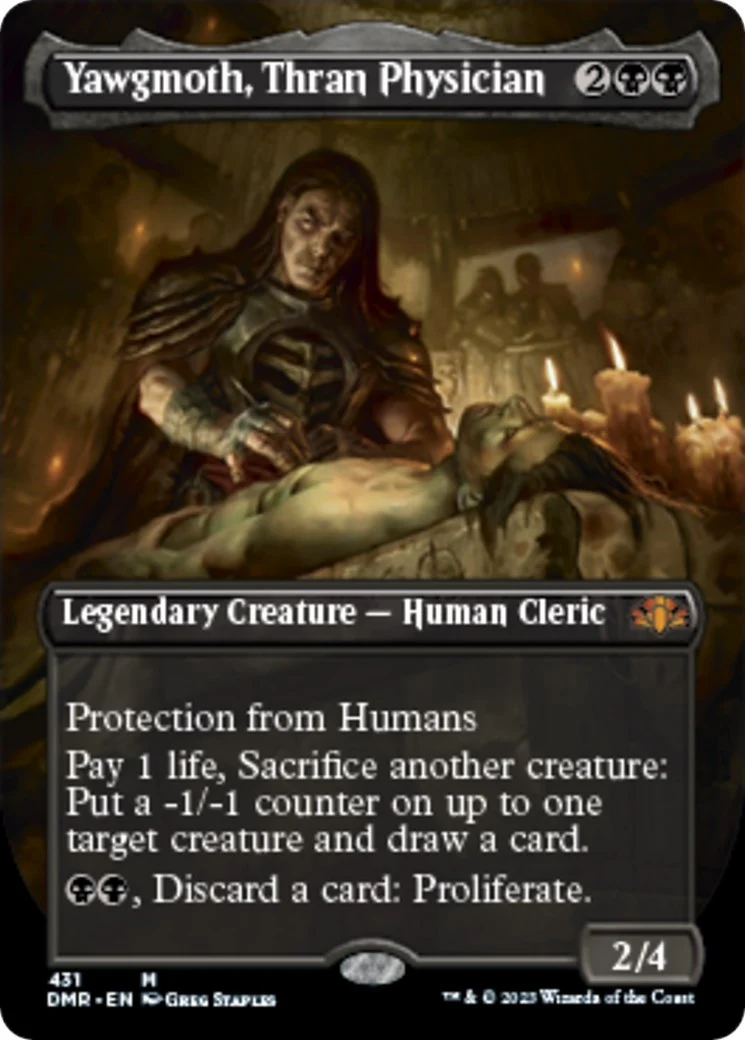 Yawgmoth, Thran Physician (Borderless) (431)