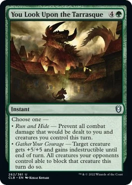 You Look Upon the Tarrasque (262)