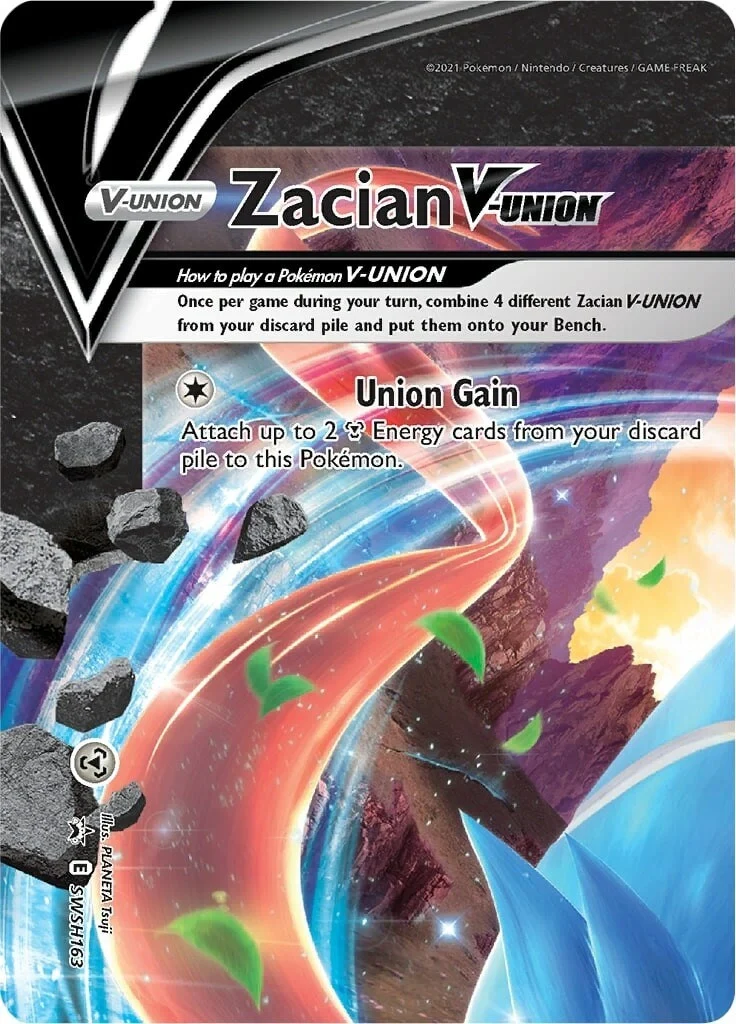 Zacian V-UNION - SWSH163 (SWSH163) (SWSH: Sword & Shield Promo Cards)