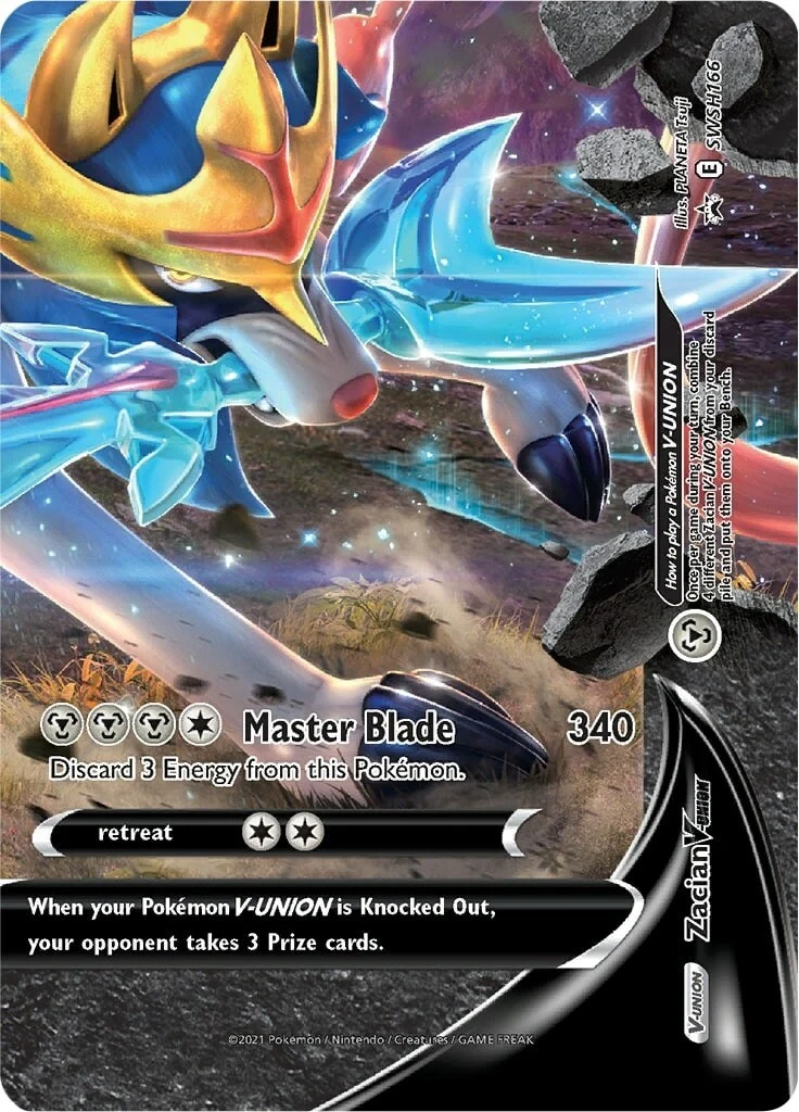Zacian V-UNION - SWSH166 (SWSH166) (SWSH: Sword & Shield Promo Cards)