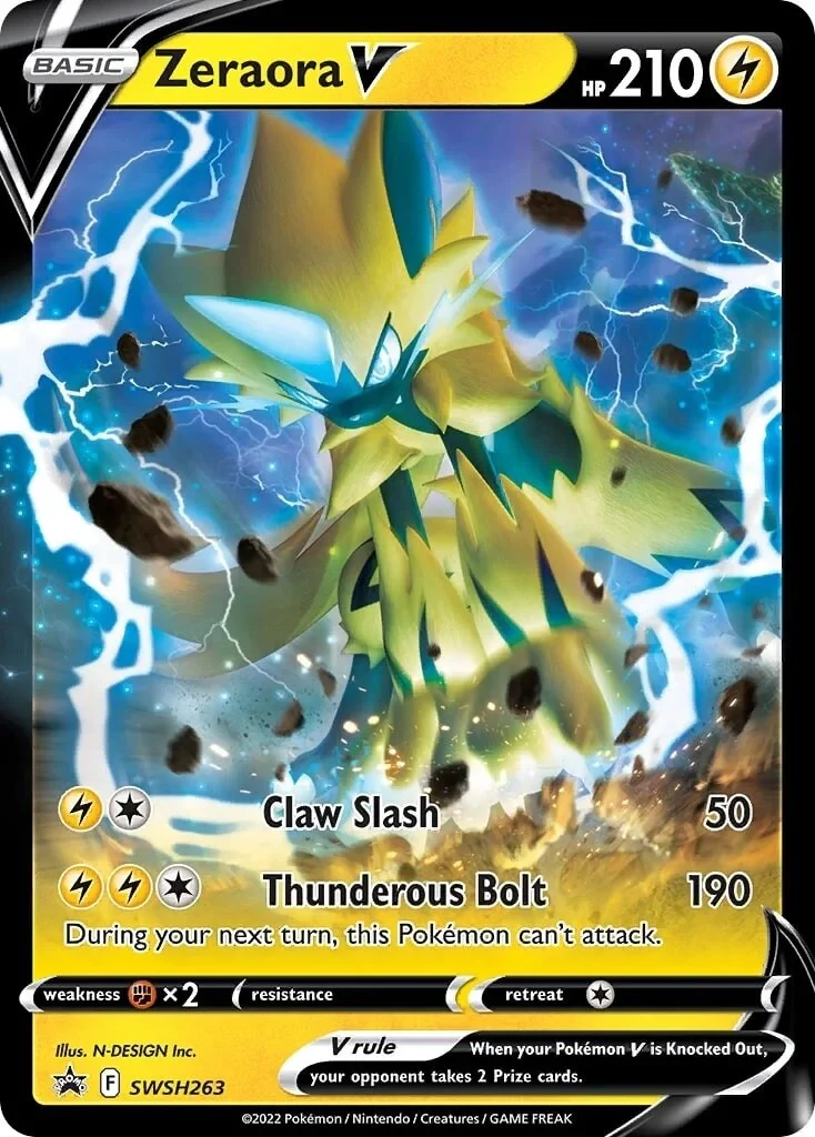 Zeraora V - SWSH263 (SWSH263) (SWSH: Sword & Shield Promo Cards)