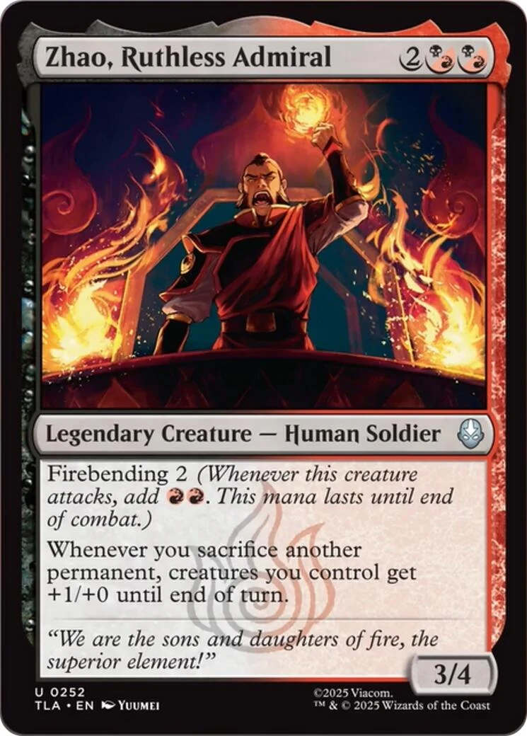 Zhao, Ruthless Admiral (252) (Avatar: The Last Airbender)