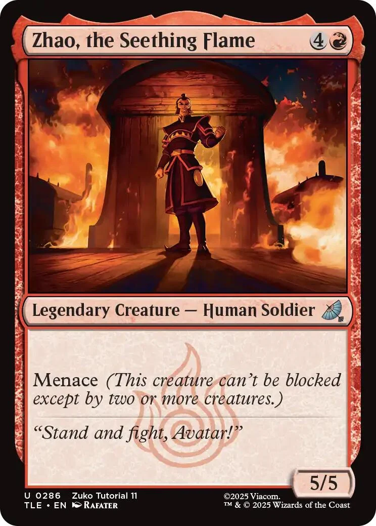 Zhao, the Seething Flame (0286) (286) (Avatar: The Last Airbender: Eternal-Legal)