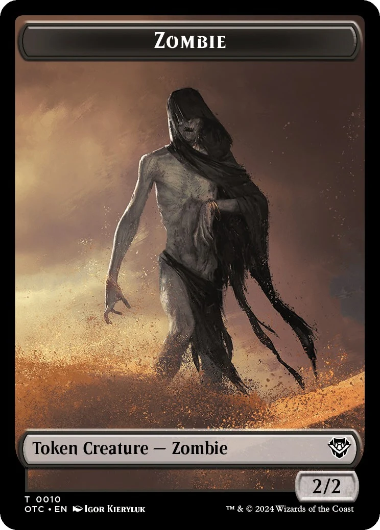 Zombie // Ox Double-Sided Token (10 // 3)