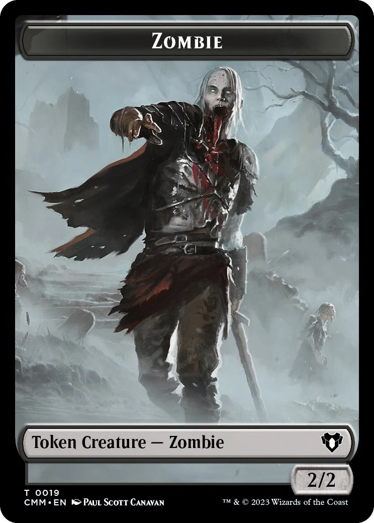 Zombie Token (0019) (19) (Commander Masters)