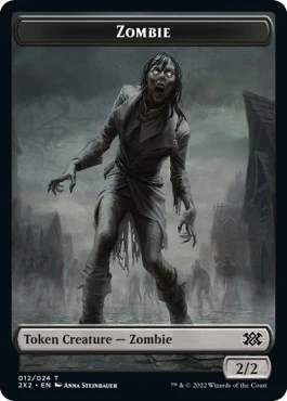 Zombie // Treasure Double-Sided Token (12 // 22)