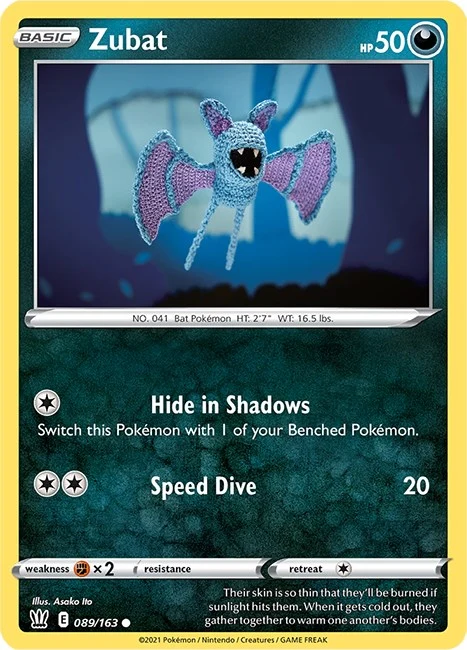 Zubat (089/163) (SWSH05: Battle Styles)