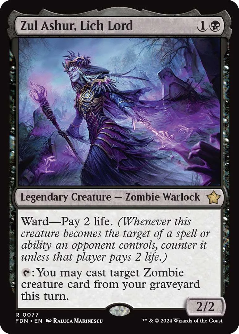 Zul Ashur, Lich Lord (77) (Foundations)